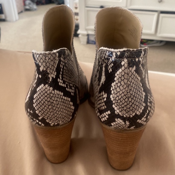 Vince Camuto Snakeskin Boots - Picture 2 of 4